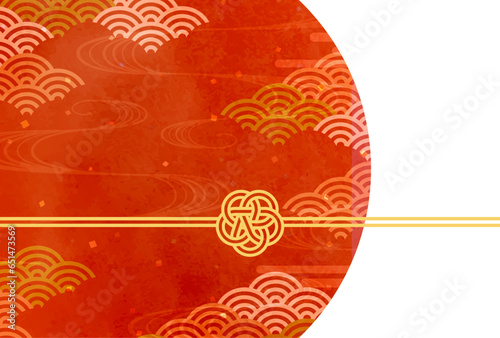 年賀状等でつかえる和風背景１