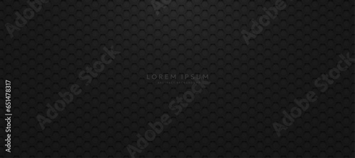 Dark background with hexagons. modern abstract background