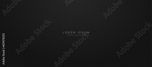 Dark background with hexagons. modern abstract background