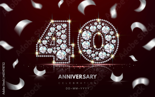 numbers anniversary 40