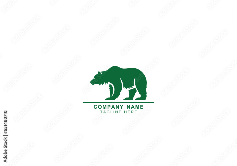 Bear logo vector icon design animal for your project. Vector art Bear logo vector icon design animal for your project. Vector art
