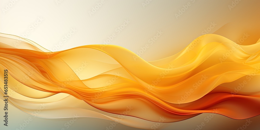 Fototapeta premium Soft gradient blur abstract style pastel yellow.