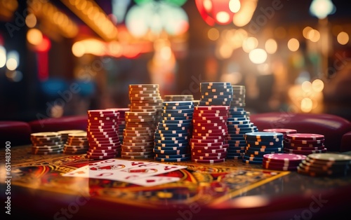 Poker player with playing c...