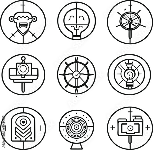 Diplomacy web icons Vector