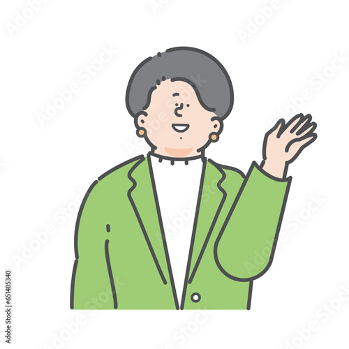 女性のビジネスパーソンのイラスト