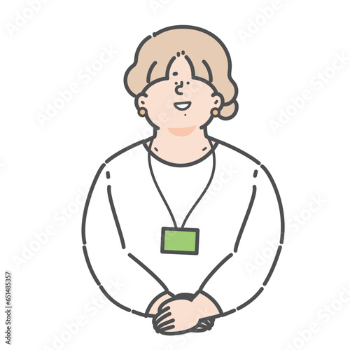 女性のビジネスパーソンのイラスト