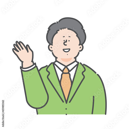 男性のビジネスパーソンのイラスト