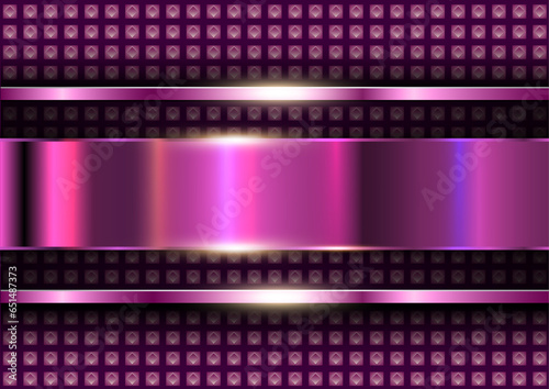 Metallic pink background, s...