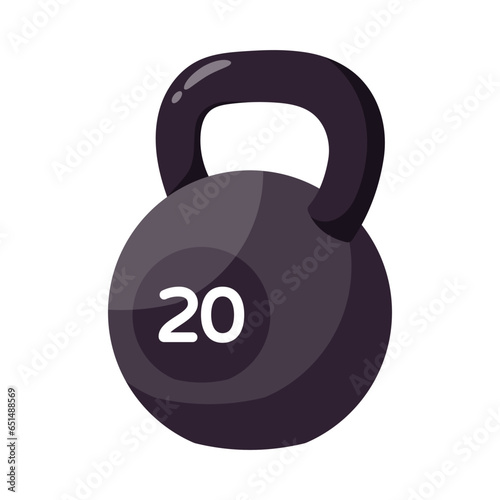 Kettle bell vector colorful stickers Icon Design illustration. EPS 10 File