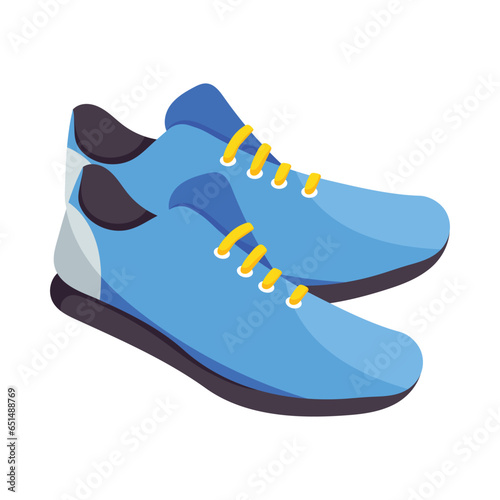 Sports shoe vector colorful stickers Icon Design illustration. EPS 10 File