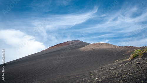 Landschaft auf einem Vulkan