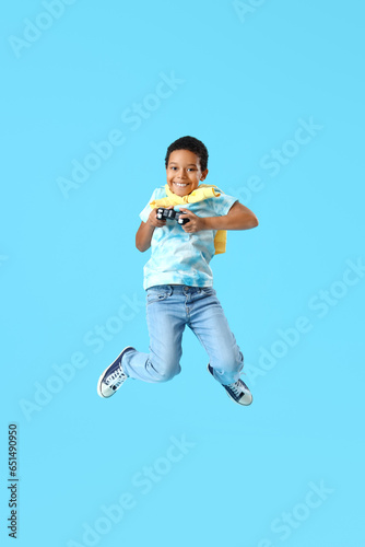 African-American little boy...