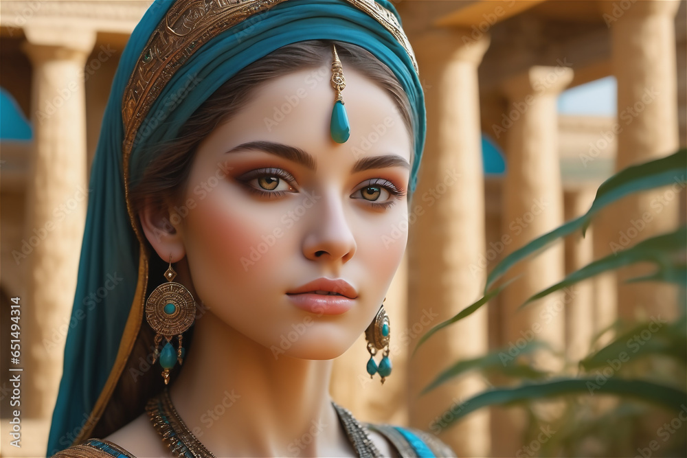 princess of babylon The beautiful Babylonian queen in the hanging