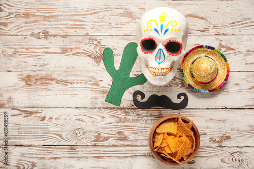 Composition with Mexican sy...