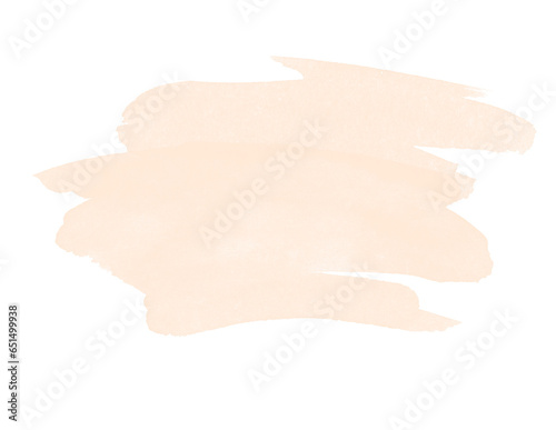 Pastel Abstract horizontal watercolor blotch background. Neutral pink light colored empty space background illustration