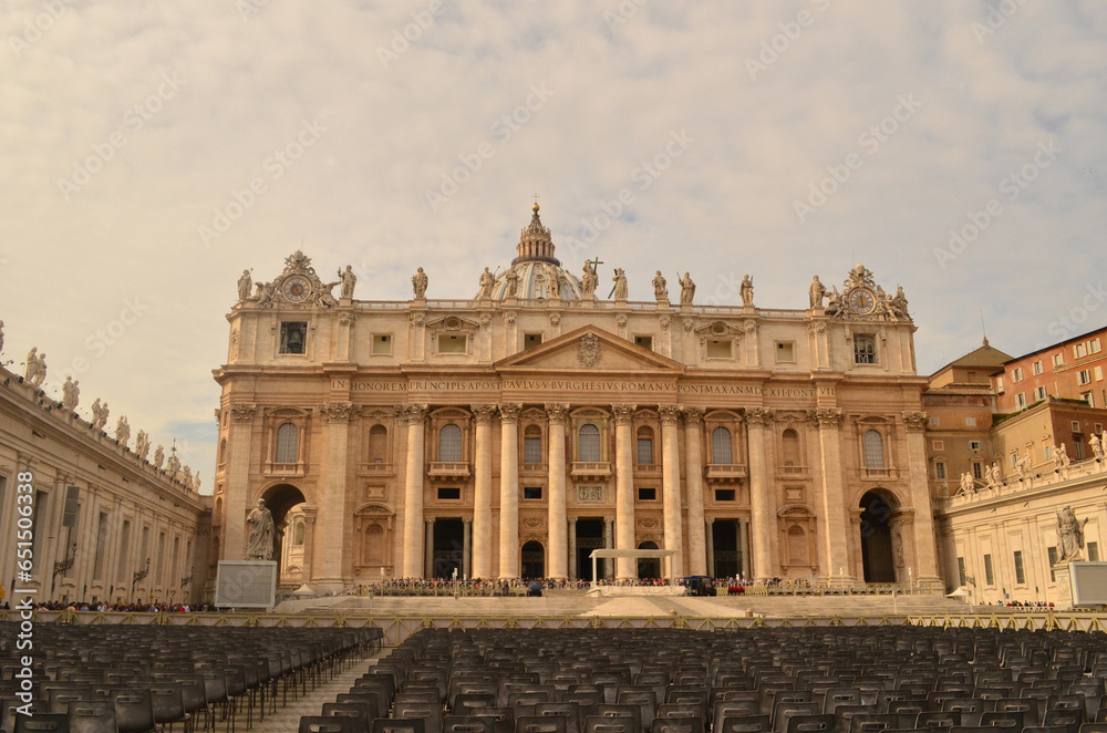 Breathtaking photo of the religious building in vatican city