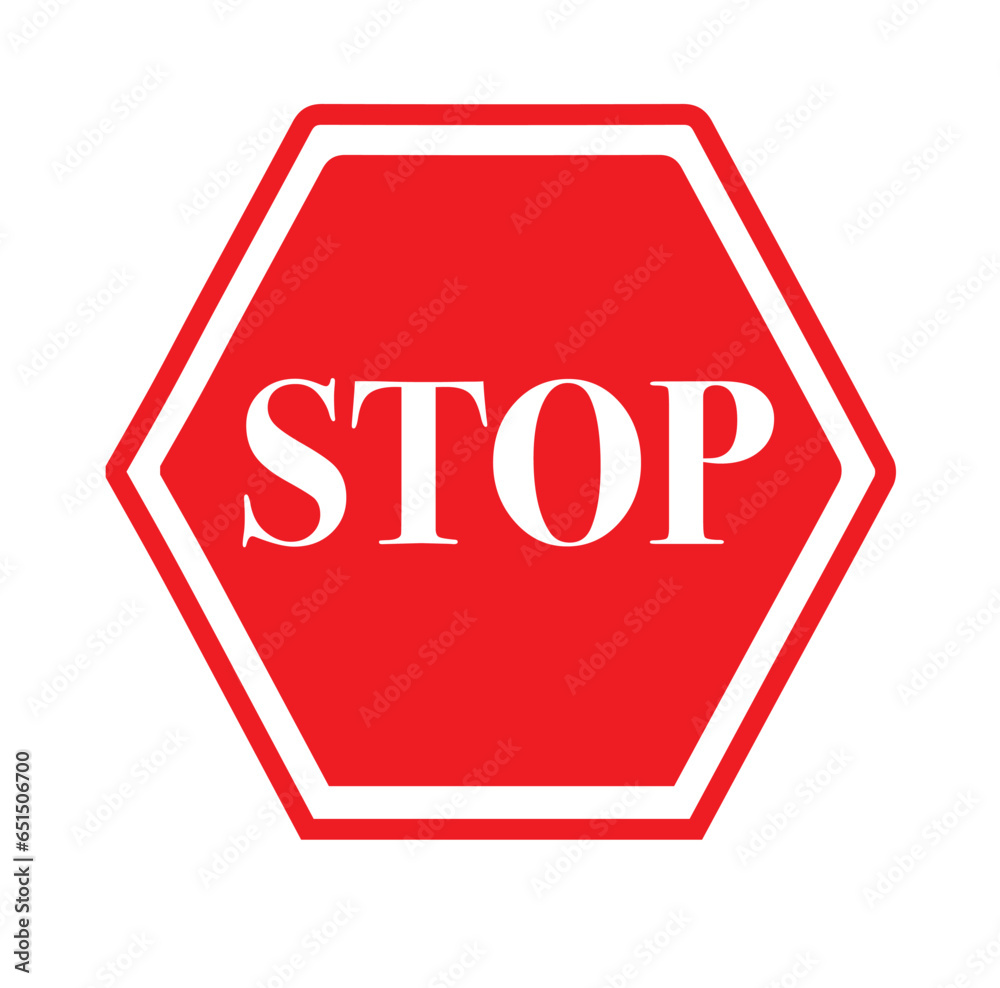 Stop - Stamp, vector Template. Stop - Stamp, vector Template.