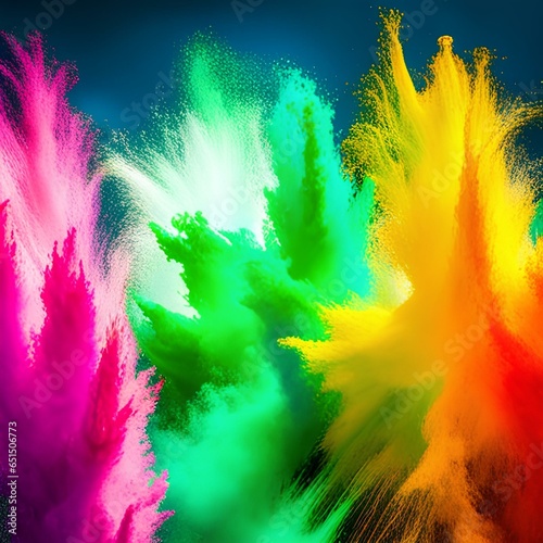 Burst of colors 