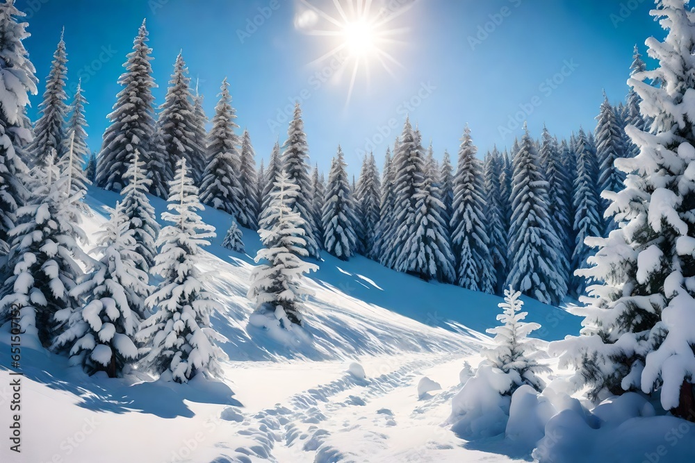 Panorama of Snow Mountain Landscape with Blue Sky from Pilatus Peaks Alps Lucern Switzerland