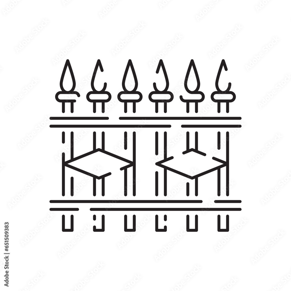 Blacksmith line icon. Sledgehammer icon from general collection. Vector, hammer outline icon isolated on white background. Symbol for web and mobile Blacksmith line icon. Sledgehammer icon from general collection. Vector, hammer outline icon isolated on white background. Symbol for web and mobile