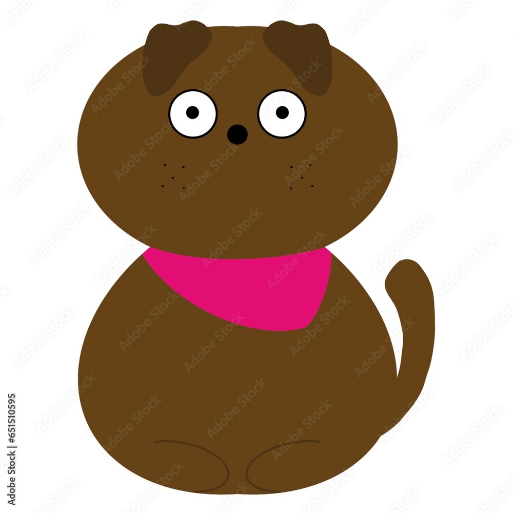 Cute cartoon dog and cat illustration Cute cartoon dog and cat illustration