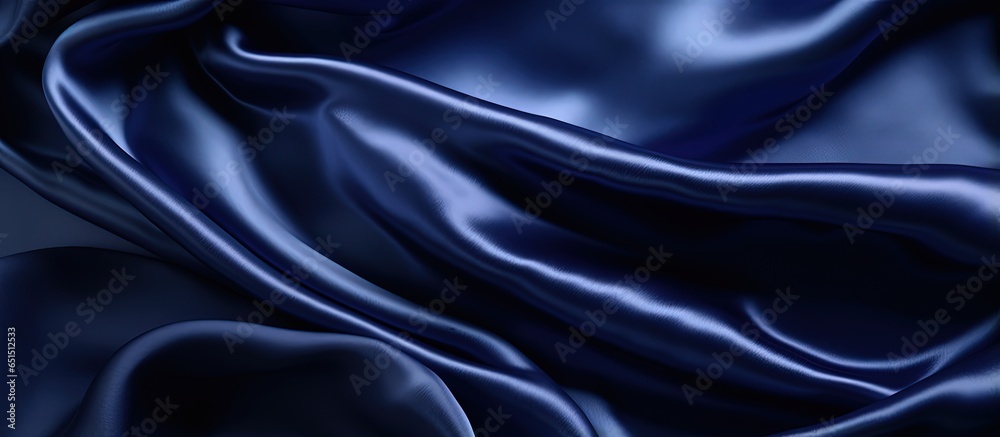 Luxury silk satin backdrop in dark blue shade Elegant shine and gentle creases Ideal for web banners and design Tabletop view perfect for Christmas and Valentine s Day Luxury silk satin backdrop in dark blue shade Elegant shine and gentle creases Ideal for web banners and design Tabletop view perfect for Christmas and Valentine s Day