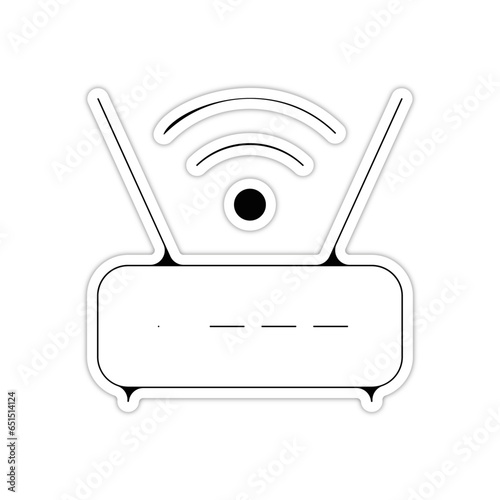 picto logo icones et symbole relais wifi connection internet fin relief