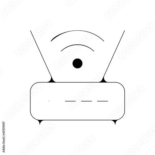 picto logo icones et symbole relais wifi connection internet fin