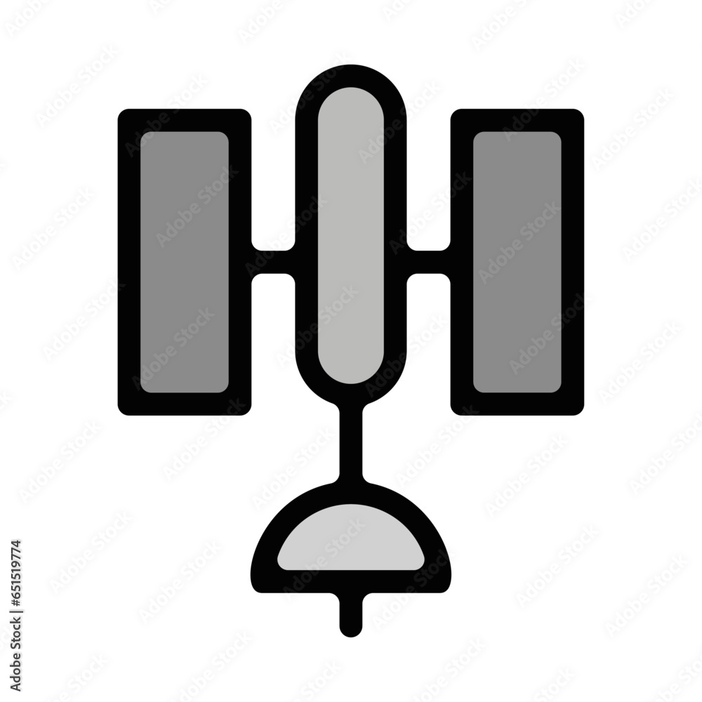 picto logo icones et symbole satellite espace gras gris couleur picto logo icones et symbole satellite espace gras gris couleur