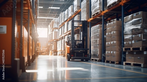 Unveiling the Backbone of Trade: A Warehouse Bustling with Activity