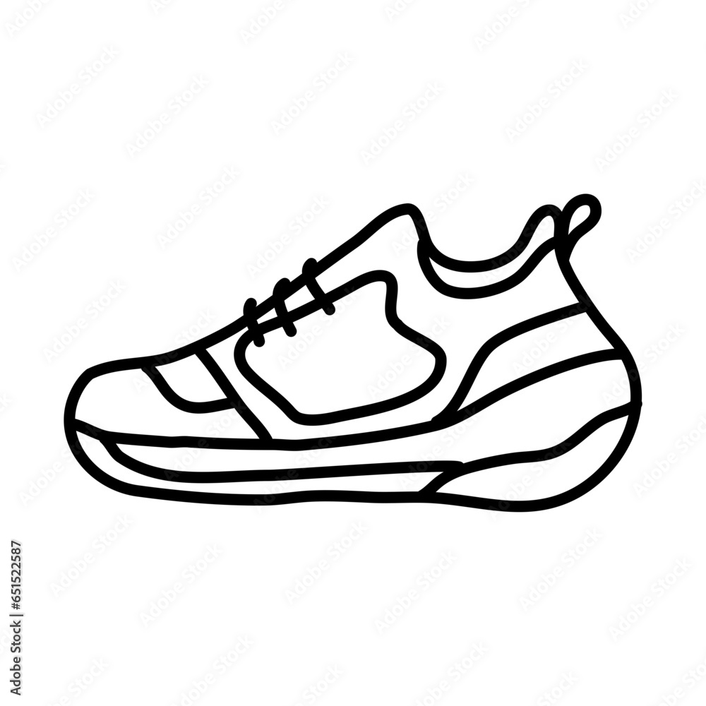 Shoes Outline Cartoon Shoes Outline Cartoon