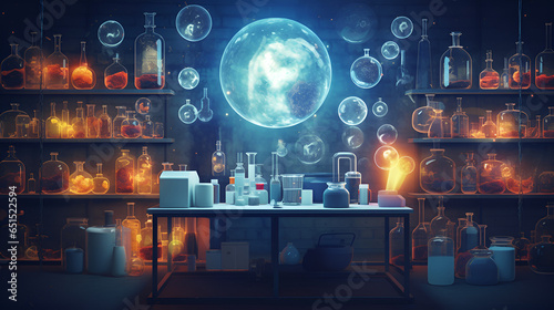 View of a Science Lab
