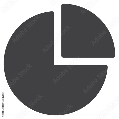 Business chart icon symbol image vector. Illustration of the diagram graphic statistics design image