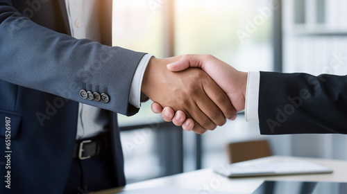 Business or formal handshake