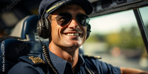 Soaring Through Skies: Portrait of an Air Crew Member.