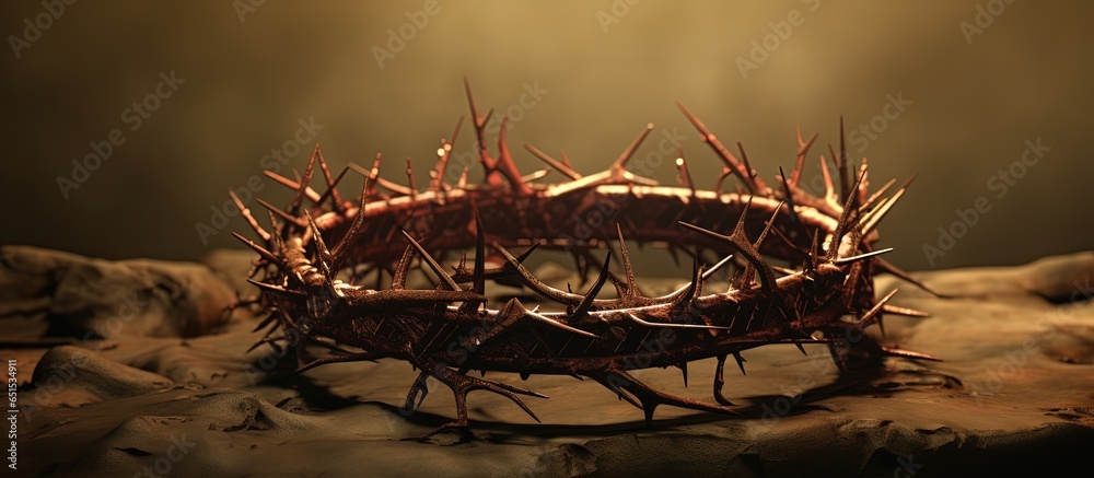 Jesus s names and attributes seen with Crown of Thorns as backdrop Jesus s names and attributes seen with Crown of Thorns as backdrop