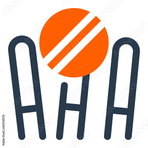 Stump in Cricket Sport Icon