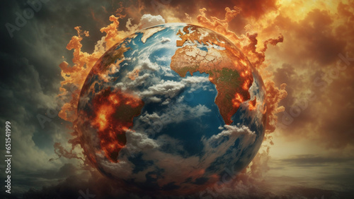 Our Burning Planet: A Fiery Warning