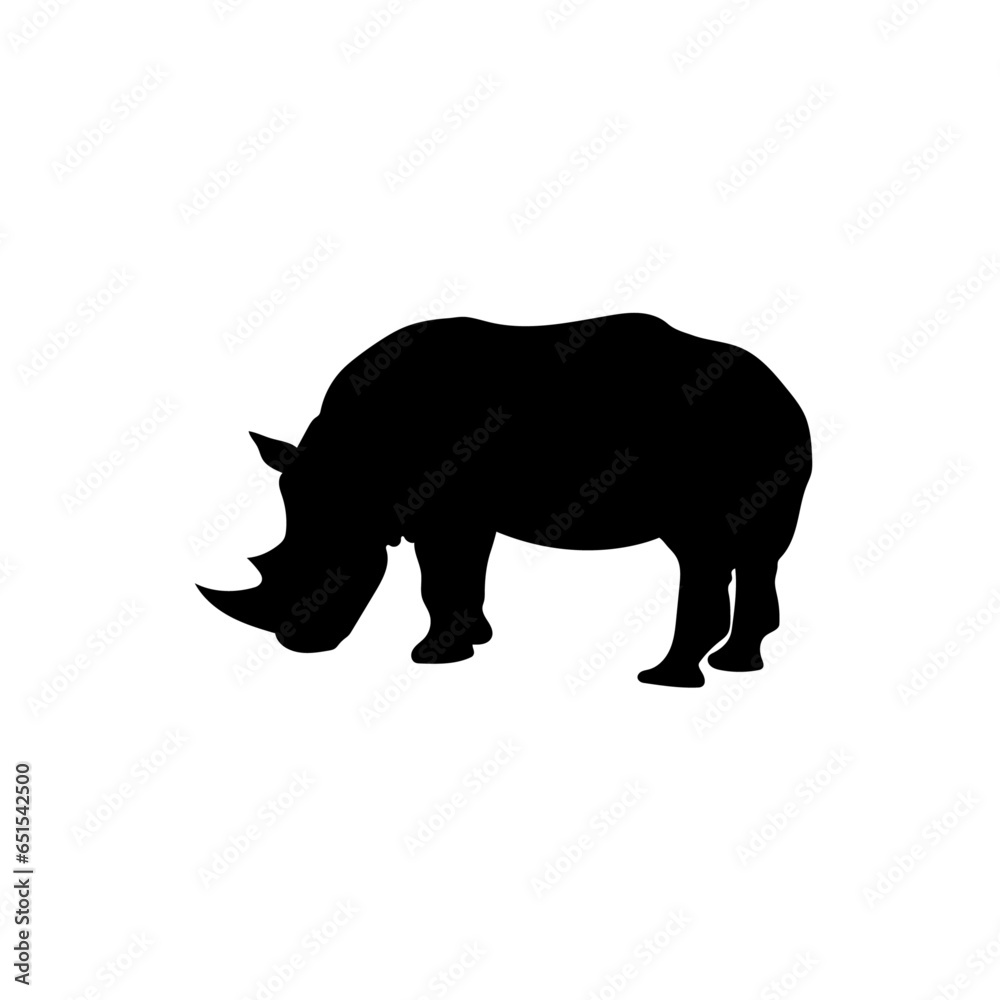 Naklejka premium Rhinosaurus vector png