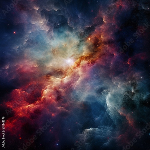 space, nebula, galaxy, star, supernova, universe, astronomy, cosmos, light, deep space, cloud, night, heaven, big bang, ganerative AI