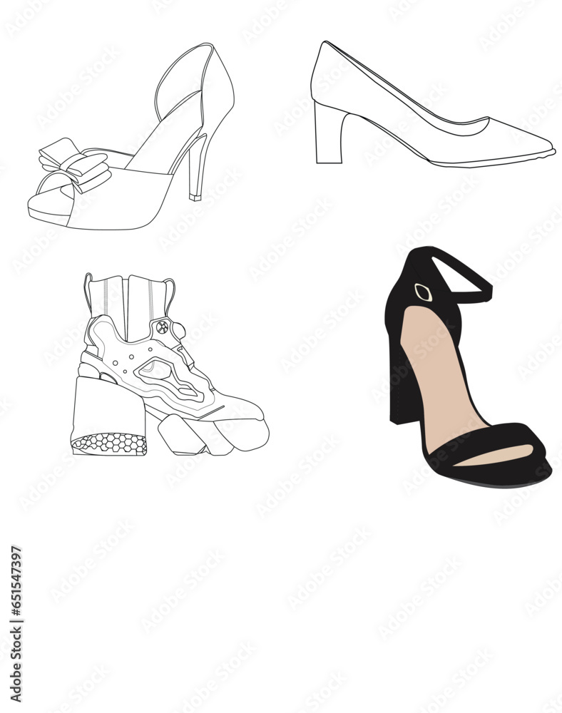 Shoes line art and vector art download eps file. Shoes line art and vector art download eps file.