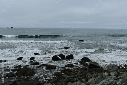 waves on the beach