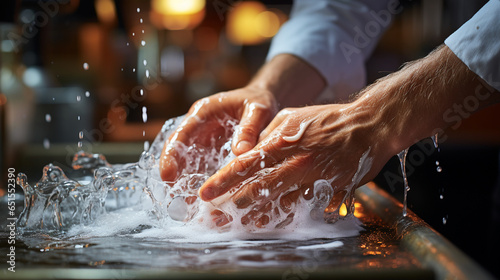 chef's hands  photo