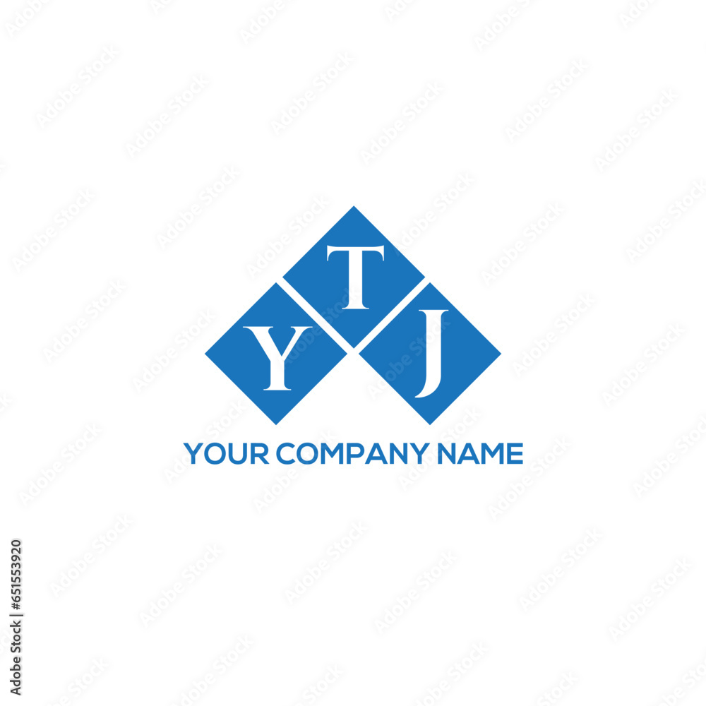 YTJ letter logo design on white background. YTJ creative initials letter logo concept. YTJ letter design. YTJ letter logo design on white background. YTJ creative initials letter logo concept. YTJ letter design.