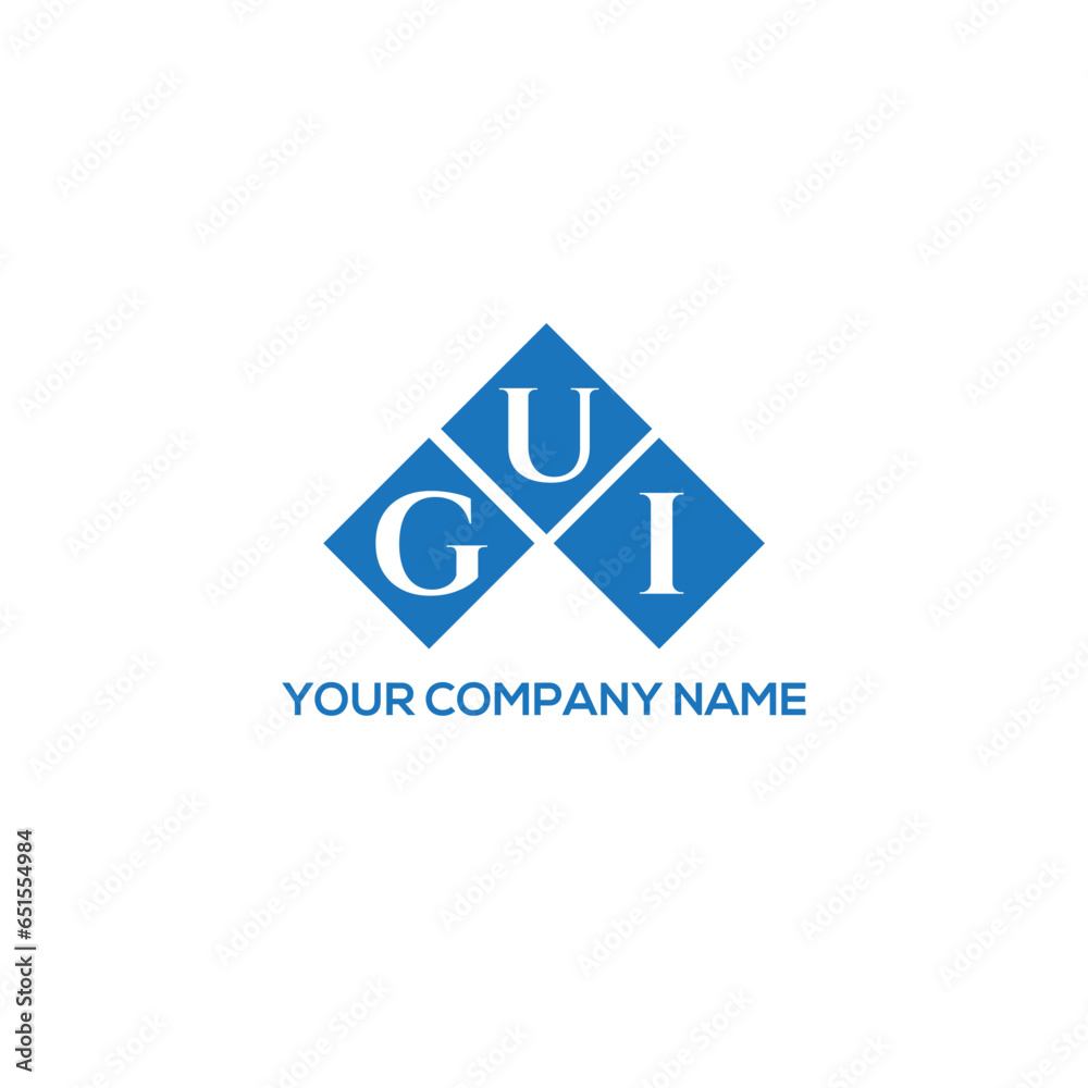 GUI letter logo design on white background. GUI creative initials letter logo concept. GUI letter design. GUI letter logo design on white background. GUI creative initials letter logo concept. GUI letter design.