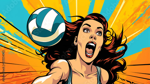 volei estilo pop arte 