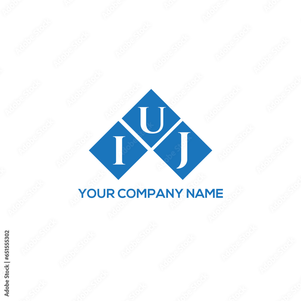 IUJ letter logo design on white background. IUJ creative initials letter logo concept. IUJ letter design. IUJ letter logo design on white background. IUJ creative initials letter logo concept. IUJ letter design.