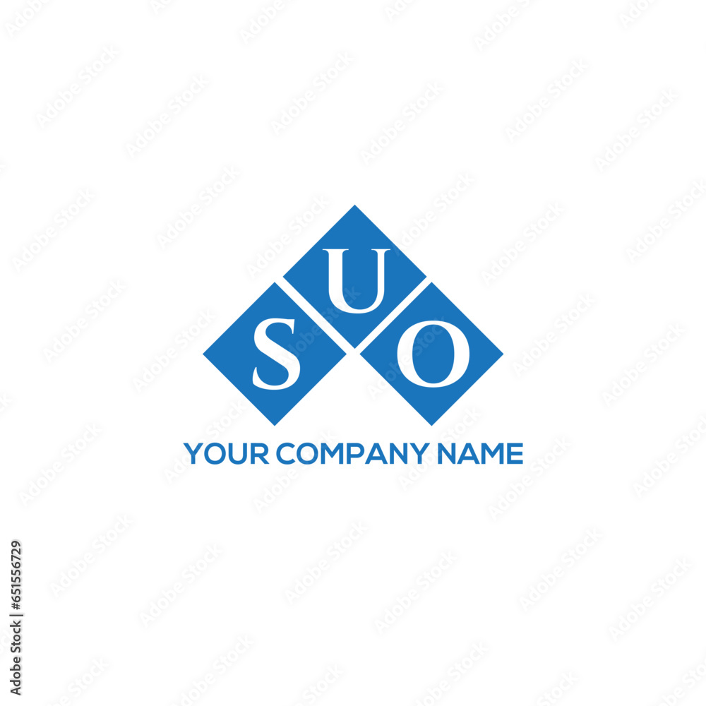 SUO letter logo design on white background. SUO creative initials letter logo concept. SUO letter design. SUO letter logo design on white background. SUO creative initials letter logo concept. SUO letter design.