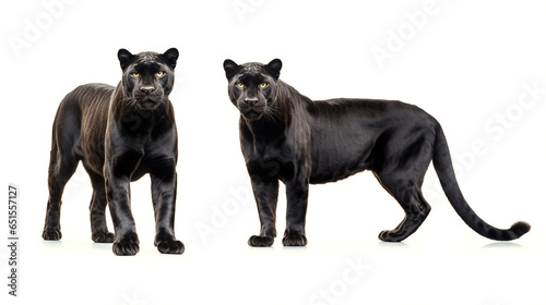 panther  isolated white 
