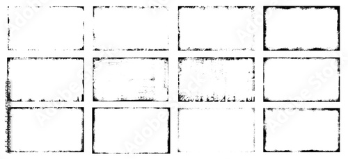 vector grunge textures isolated on white background. Overlay grunge texture. Distressed effect. Different paint textures, urban background grunge, dust, distressed grain, overlay stamp, scratche